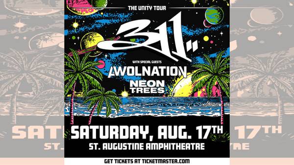 APP EXCLUSIVE: 311, AWOLNATION, and Neon Trees Together in St. Augustine!