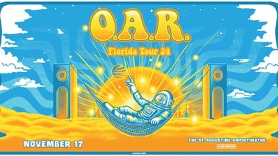 O.A.R. is Coming to The St. Augustine Amphitheatre and X99.5 Has Your Chance to Win Tickets!