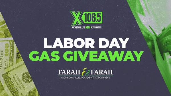 X106.5 Labor Day Gas Giveaway!